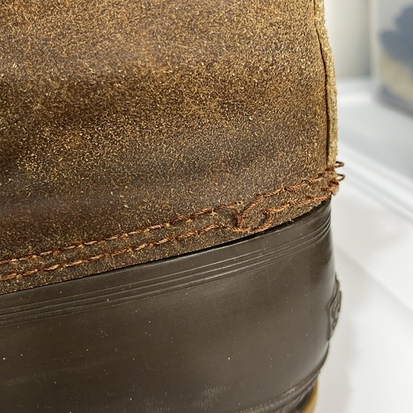 Sorel Ice Pack Boots Men 9 Winter Snow Duck Hunting Brown Leather Wool Liners - Picture 5 of 16